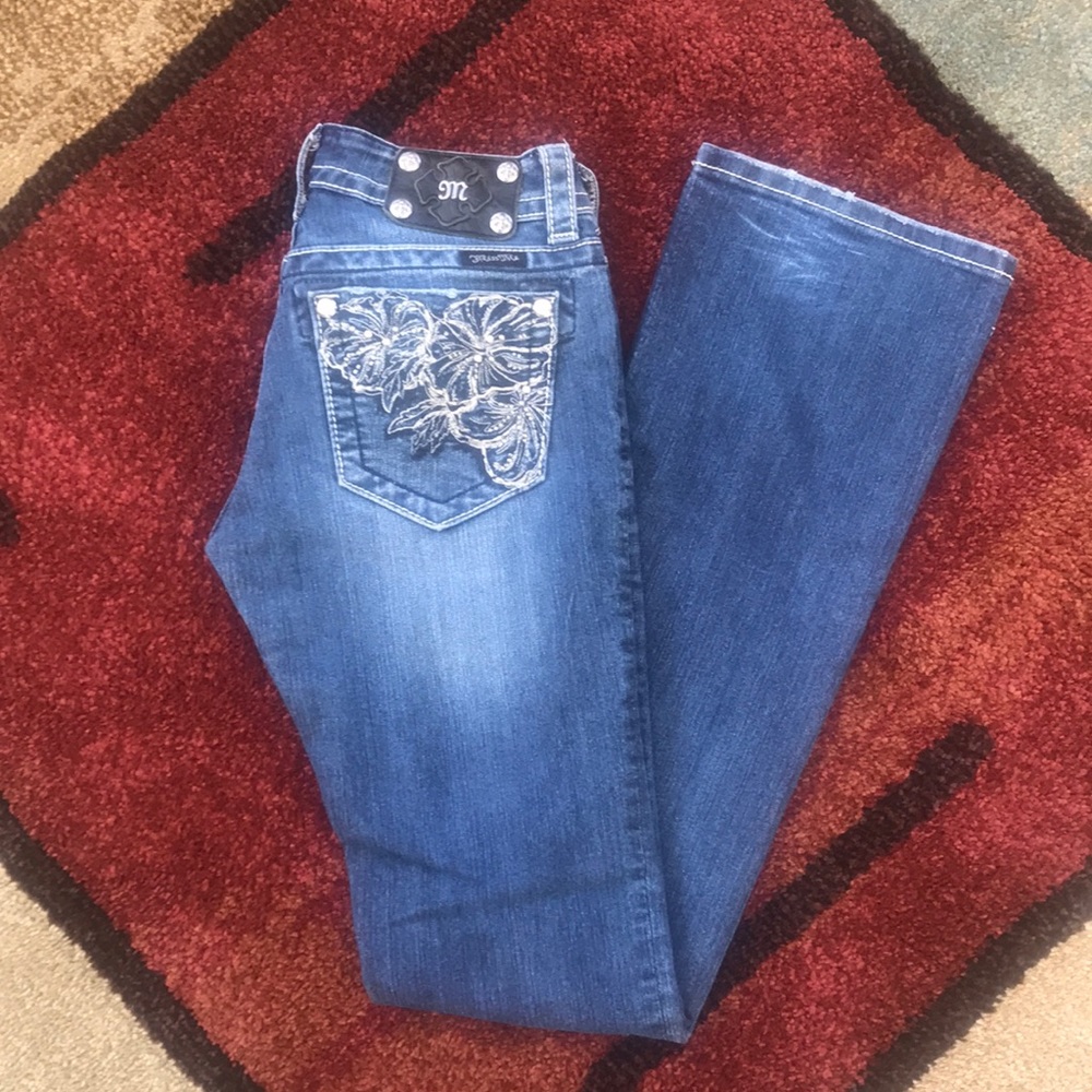 27 Miss Me Jeans Boot Cut No Flap Pocket